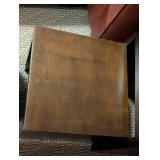 Mahogany Cube Wood Nesting Table Set