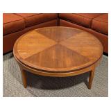 Lane Mid Century Two Tone Walnut Coffee Table