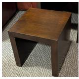 Mahogany Cube Wood Nesting Table Set
