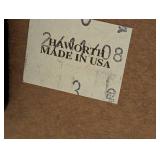 Haworth Office Table with Wood Top and Metal Legs