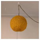 Awesome Mid Century Orange Lucite Spaghetti Hanging Pendant Light