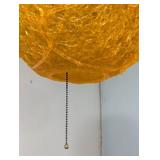 Awesome Mid Century Orange Lucite Spaghetti Hanging Pendant Light
