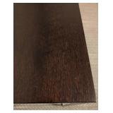 Dark Brown and Chrome Console Table by Parallel Lines