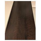 Dark Brown and Chrome Console Table by Parallel Lines