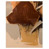 "Cowboy" Large Framed Artist Proof by John Bruce