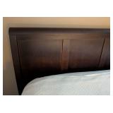 Shermag Mahogany Queen Bed Frame