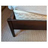 Shermag Mahogany Queen Bed Frame