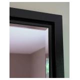 Black Restoration Hardware Beveled Wall Mirror