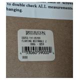 Black Restoration Hardware Beveled Wall Mirror