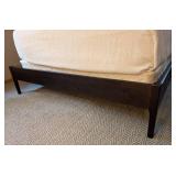 Shermag Mahogany Queen Bed Frame