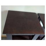 Pair of Tall Mahogany Bedside Tables