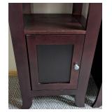 Pair of Tall Mahogany Bedside Tables