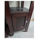 Pair of Tall Mahogany Bedside Tables