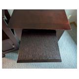 Pair of Tall Mahogany Bedside Tables