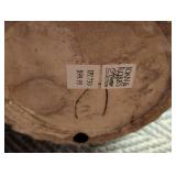 Large Black and White Ceramic Floor Vase by Joan and Robb