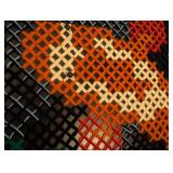 Awesome Pegboard and Yarn Koi Fish Wall Hanging