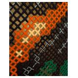 Awesome Pegboard and Yarn Koi Fish Wall Hanging