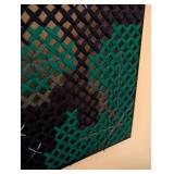 Awesome Pegboard and Yarn Koi Fish Wall Hanging