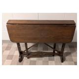Vintage Mahogany Drop Leaf Gate Leg Table
