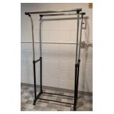 Rolling Clothing Rack