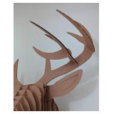 3D Cardboard Cutout Deer Mount