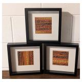 Three Vintage Framed Wallpaper