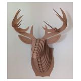 3D Cardboard Cutout Deer Mount