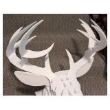 Christmas Themed 3D Cardboard Cutout Deer Mount