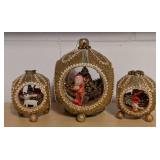 Vintage Christmas Candleholder Dioramas