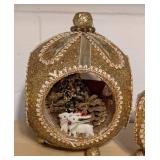 Vintage Christmas Candleholder Dioramas