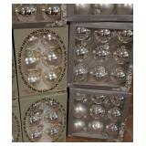 Silver Glass Ball Ornaments