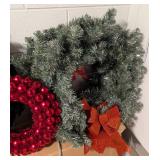7ft Pre lit Christmas Tree and Wreaths