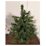 Adorable Pair of Miniature Christmas Trees!