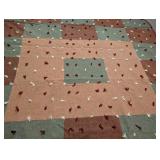 Vintage Patchwork Wool Quilt