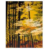 Vibrant Oil on Board Painting by Stewart