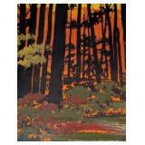 Vibrant Oil on Board Painting by Stewart