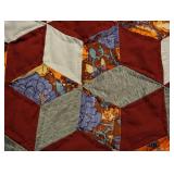 Vintage Diamond Pattern Vintage Quilt