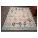 Blue and White Vintage Quilt