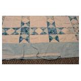Blue and White Vintage Quilt