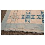 Blue and White Vintage Quilt
