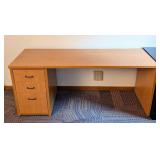 Techline Maple Office Desk