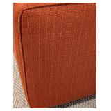 Rust Colored Tweed Sectional by Precedent