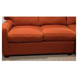 Rust Colored Tweed Sectional by Precedent