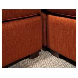 Rust Colored Tweed Sectional by Precedent