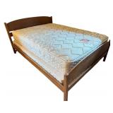 Vintage Wooden Queen Bed Frame