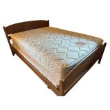 Vintage Wooden Queen Bed Frame