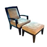 Room and Board Chair and Ottoman