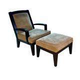 Room and Board Chair and Ottoman