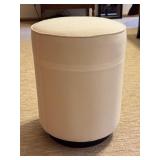 "Puff" Round Ottoman with Fabric Covering