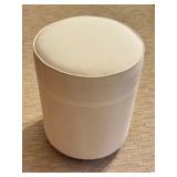 "Puff" Round Ottoman with Fabric Covering